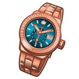 Copper Clock