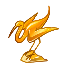 Gilded Heron